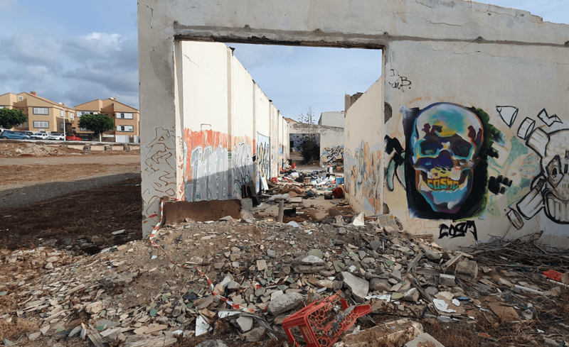 Imagen del viejo almacén de Marpequeña / TA